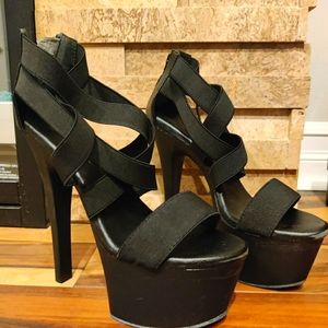 Comfy Pleaser heels.